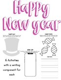Happy New Year Fun Writing and Design Packet