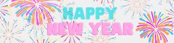 Preview of Happy New Year Google Classroom Banner