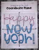 Happy New Year Graphing on the Coordinate Plane Mystery Picture