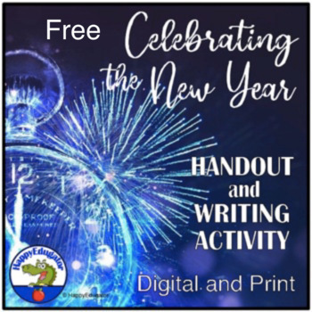 Preview of Happy New Year Customs Around the World Handout and Writing Activity FREE