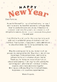 Happy New Year Letter to Families and Students