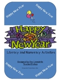 Happy New Year Literacy and Math Activities