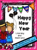 Happy New Year Literacy and Math Unit
