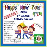 Happy New Year Packet 2024 Edition (FIRST GRADE)