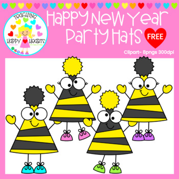 Preview of Free New Year Hats Clipart