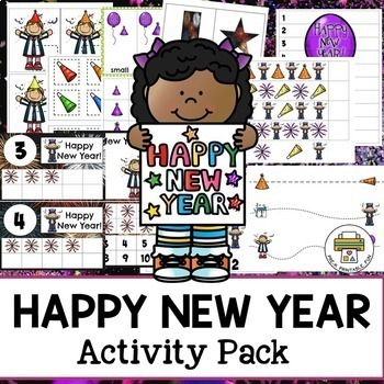 Preschool Happy New Year Activities by Pre-K Printable Fun | TpT