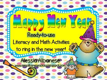 Preview of Happy New Year! Ready-To-Use Math and Literacy Centers
