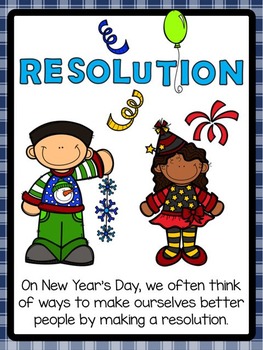 new year resolution clipart