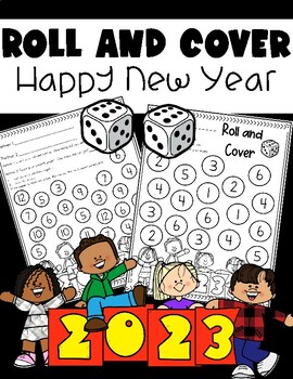 Preview of Happy New Year Roll and Cover Dice Game