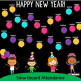 Happy New Year SmartBoard Attendance