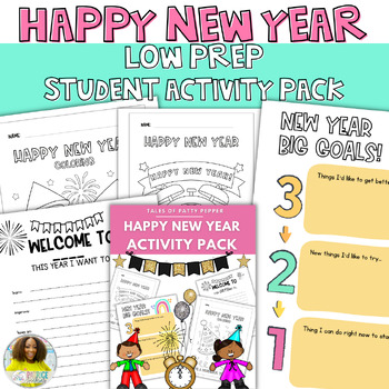 Preview of Happy New Year: Student Activity Pack LOW PREP