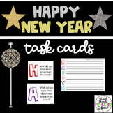 Happy New Year Task Cards 2024