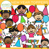Happy New Year Toppers Clip Art