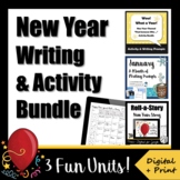 Happy New Year! Writing + Activity Bundle - 3 Units - Digi