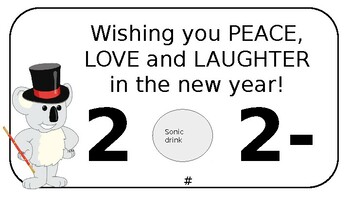 Preview of Happy New Year scratch off tickets (Editable & Fillable resource)