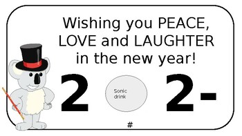 Preview of Happy New Year scratch off tickets (Editable&Fillable resource,works every year)