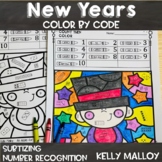 Happy New Years 2024 Coloring Pages Counting Number Sense 