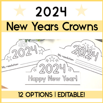 Preview of Happy New Years 2024 Crowns/Headbands