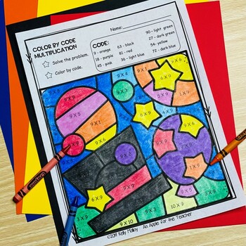 Happy New Years 2024 Math Activity Color by Number Coloring Pages # ...