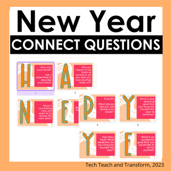 Preview of Happy New Years Connection Activity
