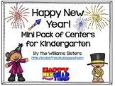 Happy New Year's Mini Pack of Centers for Kindergarten
