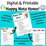 Happy Note Home - BUNDLE - Digital and Printable Positive 