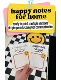 Happy Notes For Home | Classroom Management | Positive Par