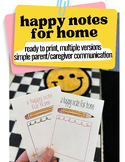 Happy Notes For Home | Classroom Management | Positive Par