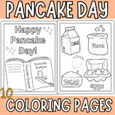 Happy Pancake Recip Day Coloring Pages | 25 February Holid
