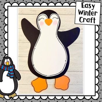 Adorable Glitter Snow Penguin Craft For Kids - Happy Toddler Playtime