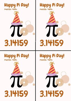 Preview of Happy Pi Day Letter to Students