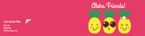 Happy Pineapple Google Classroom Banner