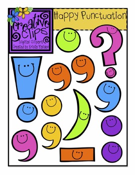 Preview of Happy Punctuation {Creative Clips Digital Clipart}