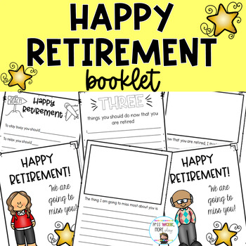 happy retirement class book for retirees by less work more play tpt