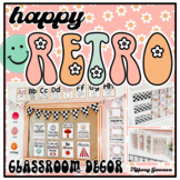 Happy Retro Classroom Decor Bundle
