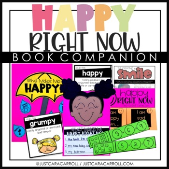 Preview of Happy Right Now Book Companion | Distance Learning