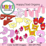 Happy Sad Blank Organ Clipart