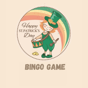 Preview of Happy Saint Patrick's Bingo Game - A Fun Game for St. Patrick's Day