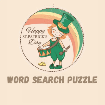 Preview of Happy Saint Patrick's Day Word Search Puzzle - St. Patrick's Word Search