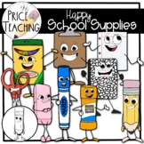 Happy School Supplies (The Price of Teaching Clip Art Set)