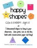 Happy Shapes Posters