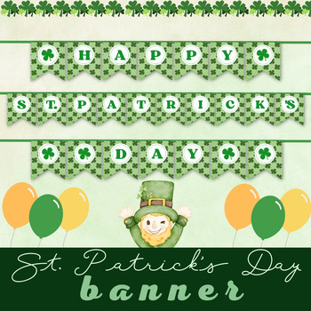 Preview of Happy St. Patrick's Day Banner