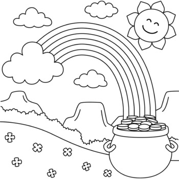 Happy St.Patrick's Day Printable Coloring Pages, Worksheets for Firts ...