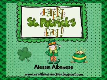 Preview of Happy St. Patrick's Day! Literacy and Math Activities