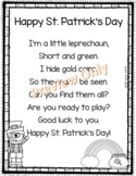 Happy St. Patricks Day - Poem for Kids