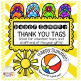 End of Year Happy Summer Gift Tags *Editable*