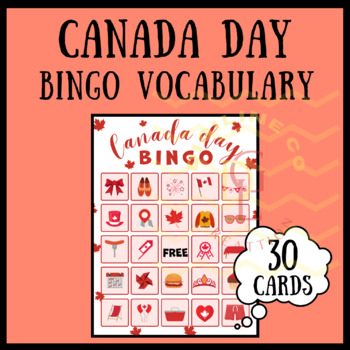 Preview of Canada Flag Day Bingo Game Canadian Groundhog activities July 1st prek 2nd 3rd