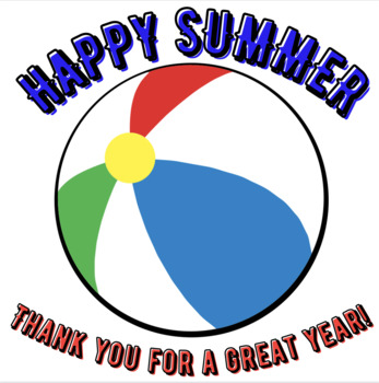 Preview of Happy Summer - Thank you for a great year!