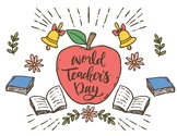Happy Teacher's Day -Teacher's Day- Bookmarks Template _ D