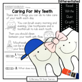 Happy Teeth - Literacy and Craft